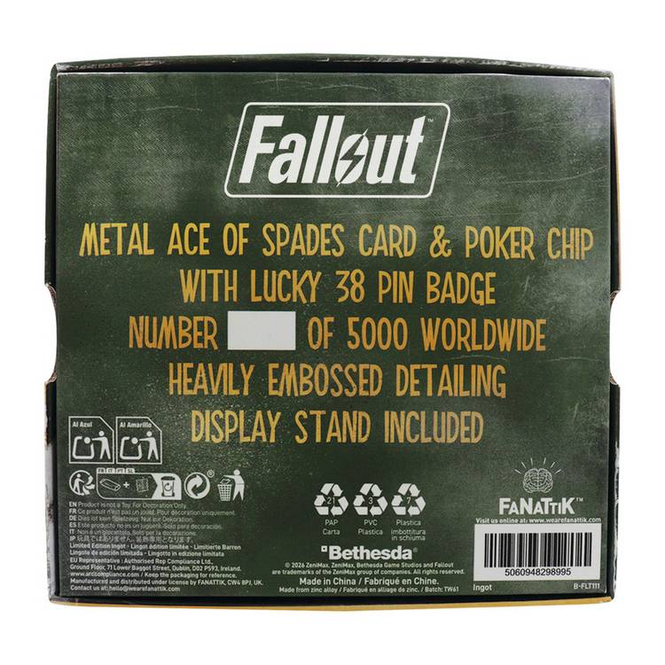 Fallout Lucky 38 imitation gold casino set - British product