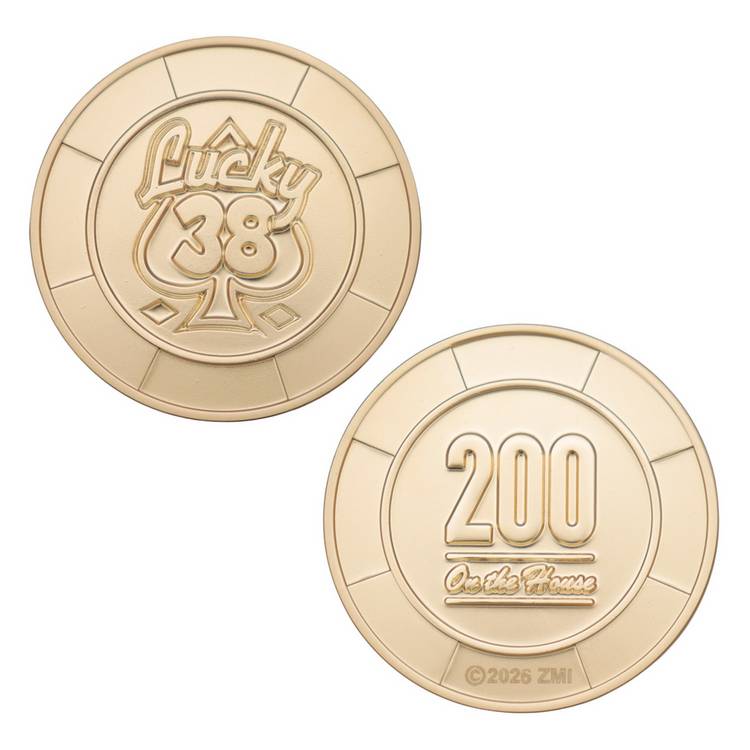 Fallout Lucky 38 imitation gold casino set - British product