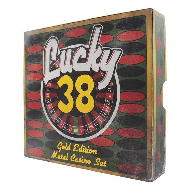 Fallout Lucky 38 imitation gold casino set - British product