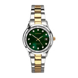 Sekonda Catherine green dial watch with two-tone bracelet, UK version