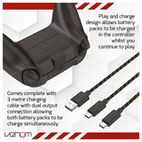 Venom twin rechargeable battery pack for Xbox Series X and One (British brand)
