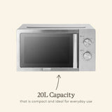 Haden stainless steel microwave 800W 20L (British brand)