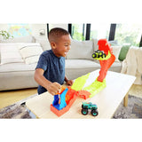 Hot Wheels Monster Trucks Snake Slam Takedown Playset, imported from the UK