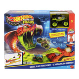 Hot Wheels Monster Trucks Snake Slam Takedown Playset, imported from the UK