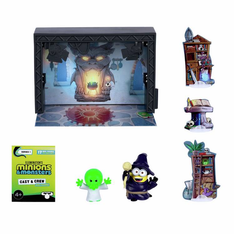 Minions & Monsters Wizard's Lair Sound Stage toy set (British brand)