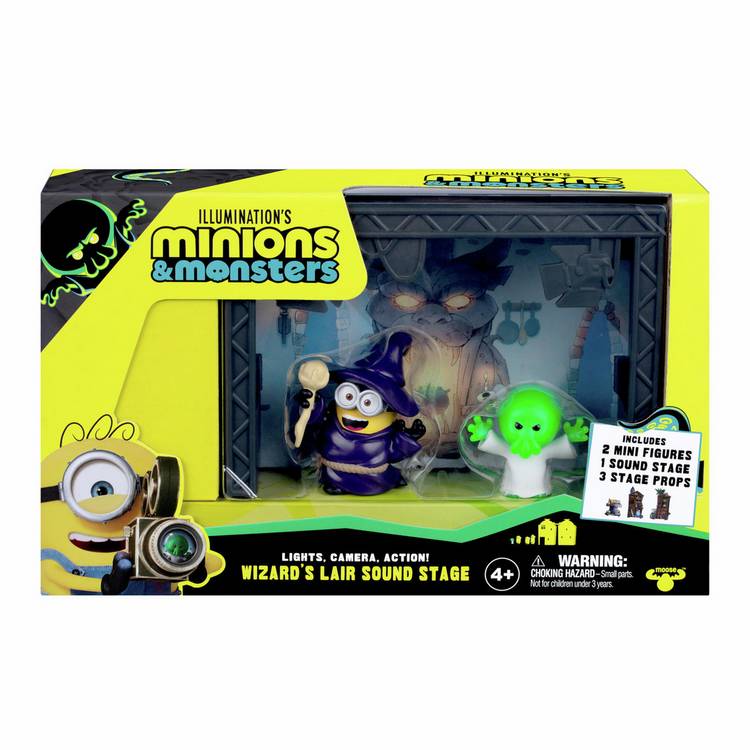 Minions & Monsters Wizard's Lair Sound Stage toy set (British brand)