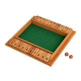 Professor Puzzle Shut The Box wooden game, UK version