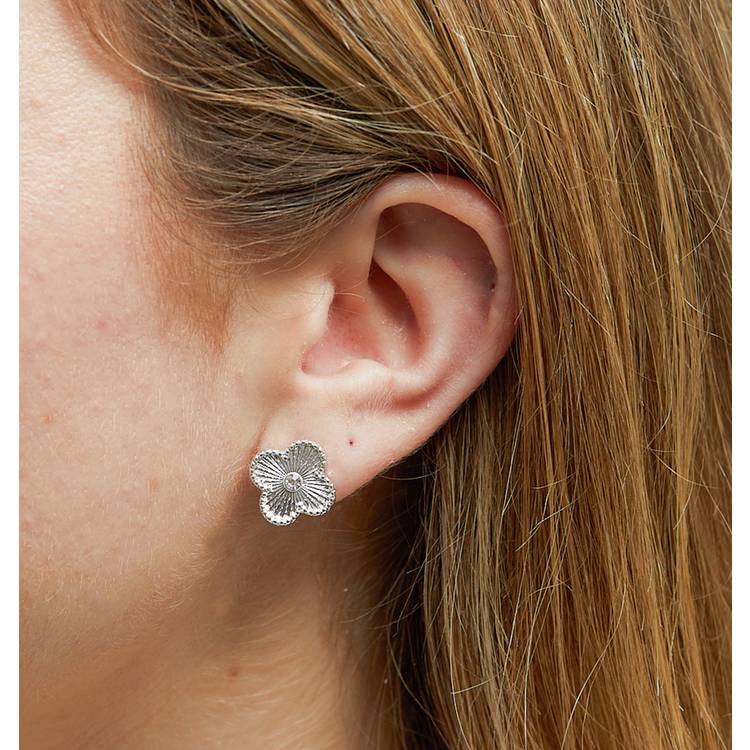 Lipsy silver plated floral clover set - British product