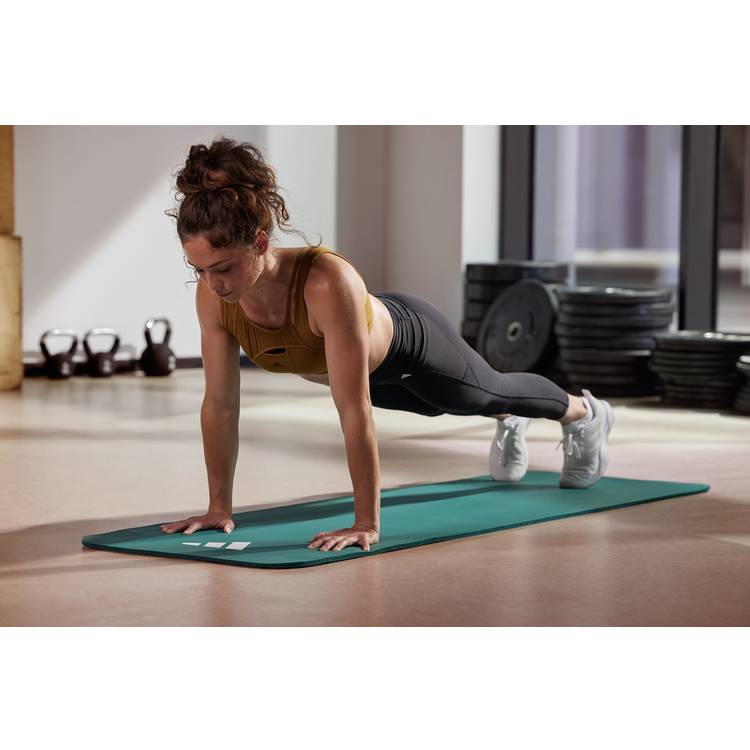 Adidas green 10mm yoga mat, imported from the UK