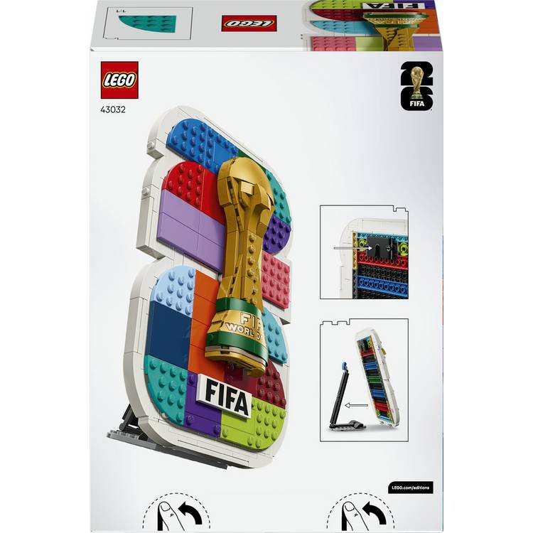 LEGO FIFA World Cup 2026 Official Emblem building set - British product