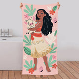 Argos Disney Moana Beach Towel - Pink 140 x 70 cm- Buy online at McGrocer