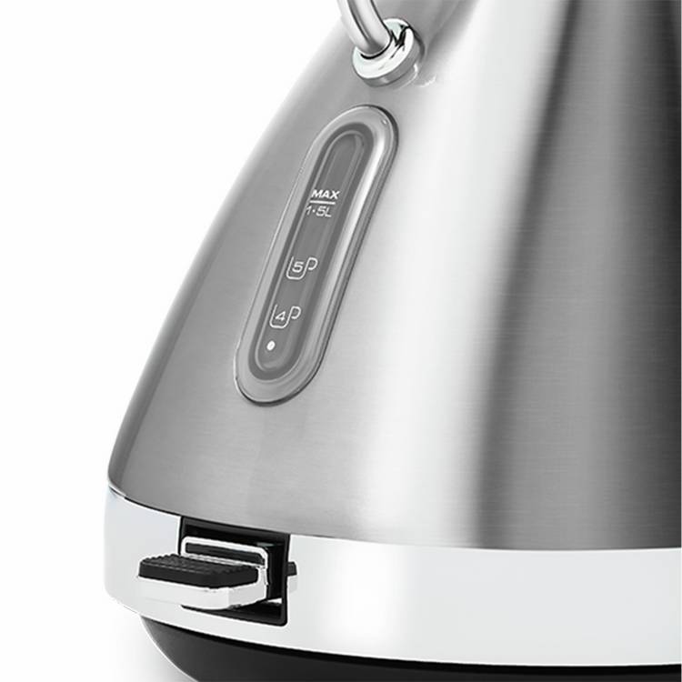 Morphy Richards Venture pyramid kettle silver, imported from the UK