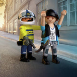 Playmobil Police Motorcycle Chase Playset - British product