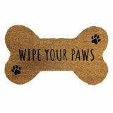 Mighty Mats cut pile bone-shaped doormat 45x75cm, UK version