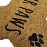 Mighty Mats cut pile bone-shaped doormat 45x75cm, UK version