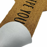 Mighty Mats cut pile bone-shaped doormat 45x75cm, UK version