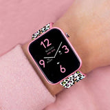 Tikkers smart watch pink camo silicone strap - British product
