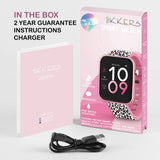 Tikkers smart watch pink camo silicone strap - British product