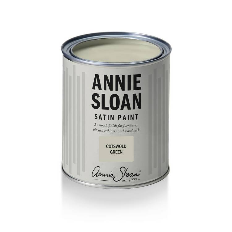 Annie Sloan satin paint Cotswold Green 750ml, UK version
