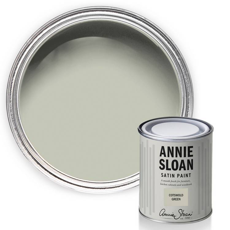 Annie Sloan satin paint Cotswold Green 750ml, UK version
