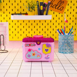 Argos FunLockets Secret Jewellery Box with Message Recorder Pink H13.6 W17.1 D10.6cm- Buy online at McGrocer