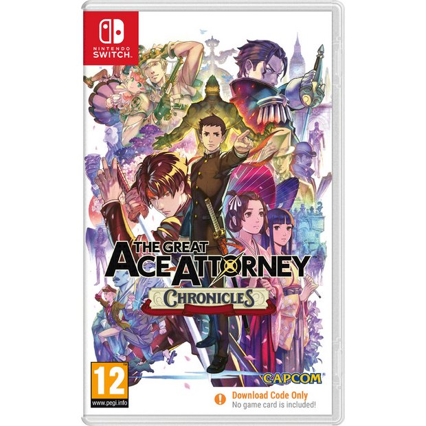The Great Ace Attorney Chronicles Nintendo Switch game, imported from the UK