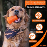 Bionic treat shaker large dog chew toy orange - British product