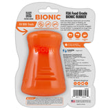 Bionic treat shaker large dog chew toy orange - British product