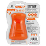 Bionic treat shaker large dog chew toy orange - British product