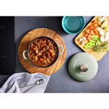 Morphy Richards green casserole dish 2.3 litre, UK version