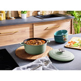 Morphy Richards green casserole dish 2.3 litre, UK version