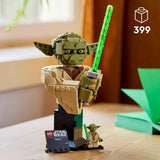 LEGO Star Wars Yoda bust model kit 399-piece, UK version