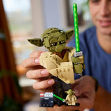 LEGO Star Wars Yoda bust model kit 399-piece, UK version