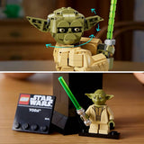 LEGO Star Wars Yoda bust model kit 399-piece, UK version