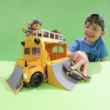 Tech Deck Sk8 Crew fingerboard playset with bus and ramps - British product