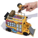 Tech Deck Sk8 Crew fingerboard playset with bus and ramps - British product