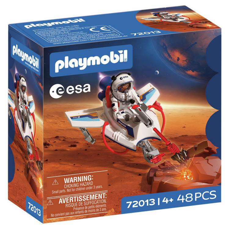 Playmobil ESA space glider playset, imported from the UK