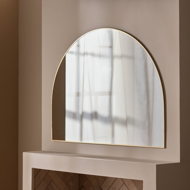 Habitat gold arch wall mirror 100x75cm, UK version
