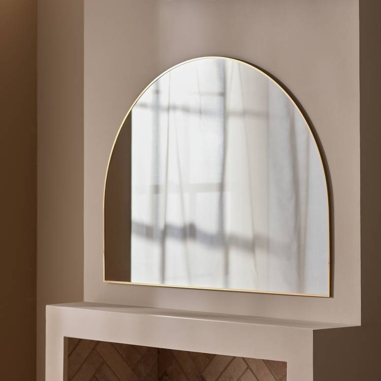 Habitat gold arch wall mirror 100x75cm, UK version