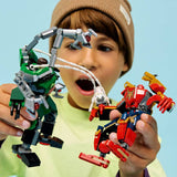 LEGO Spider-Man Doc Ock mech battle set, imported from the UK