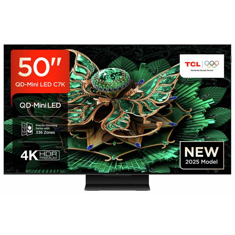 TCL 50C7K 4K Mini-LED TV 50 inch, UK version