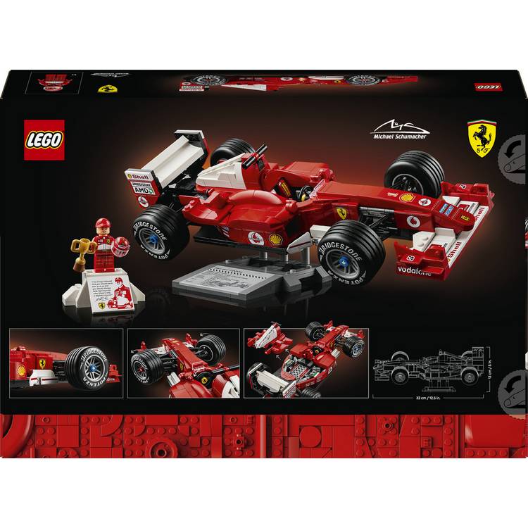 LEGO Ferrari F2004 model car kit 735 pieces, UK version