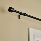 Argos Argos Home Extendable Metal Stud Matte Black Curtain Pole 120-210cm- Buy online at McGrocer