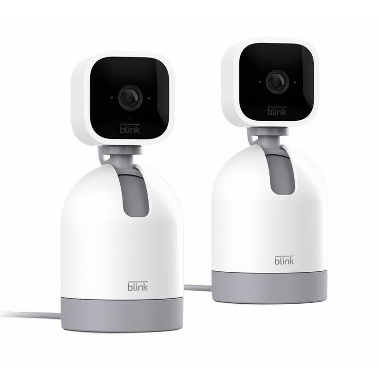 Blink Mini Pan-Tilt security camera pack of 2, UK version