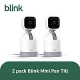 Blink Mini Pan-Tilt security camera pack of 2, UK version