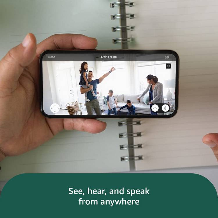 Blink Mini Pan-Tilt security camera pack of 2, UK version
