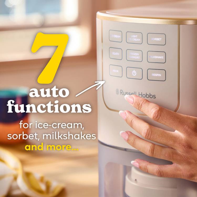 Russell Hobbs Chilluxe ice cream maker - British product