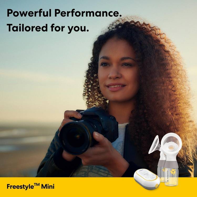 Medela Freestyle Mini Classic double electric breast pump, imported from the UK