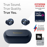 Technics AZ100 in-ear true wireless earbuds midnight blue, imported from the UK