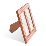 Habitat pink checkered resin picture frame 4x6 inch (British brand)